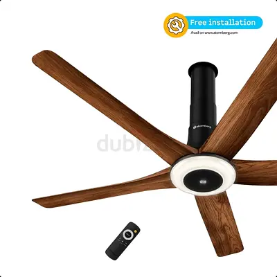 Atomberg - Emperion Magna Smart 5-Blade BLDC Ceiling Fan with Remote and 12W LED Light - Brand New