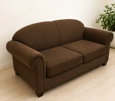 3-Piece Dark Olive Green Fabric Seating Set – AED 400