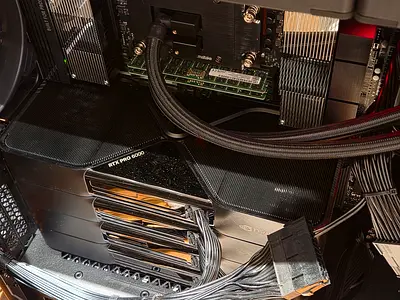 AI Workstation with 4× NVIDIA RTX PRO 6000 Blackwell
