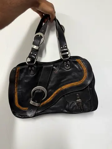 Dior Gaucho leather bag