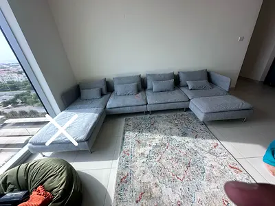 Almost new Condition Ikea Sodhremn L Shape Sofa