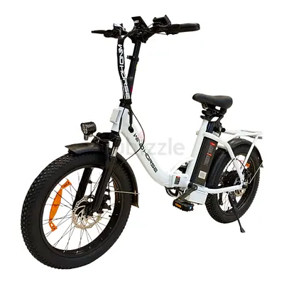 Windhorse W4B Foldable Pedal Assisted Fat Tires Hybrid E-Bike | Removable Battery