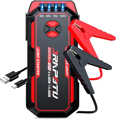 Portable 2500A Car Jump Starter Power Bank (Brand New)