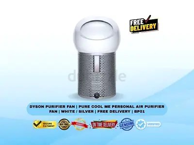 Dyson Purifier Fan | Pure Cool Me Personal Air Purifier Fan | White / Silver | Free Delivery | BP01