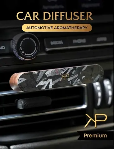 Car Aromatherapy Diffuser (Magnetic Clip) - Premium