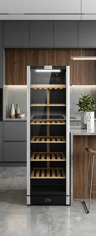 Vestfrost Latest Version 197-Bottle Wine Cooler – Dual-Zone Temperature | Premium Design