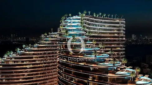 شقة بغرفة نوم واحدة | بن غاطي سكاي فليم 2 | إطلالات على الأفق والبحر | موقع رئيسي في مجان