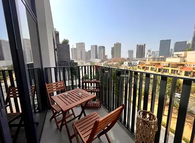 Outdoor lounger table and chairs