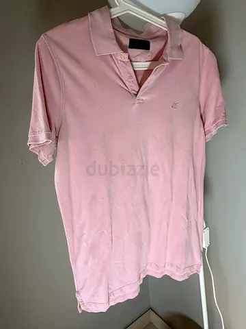 Light Pink Short Sleeve Polo Shirt - Size M (Gently Used) sacor brand