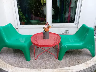 IKEA Outdoor Set - 2 Chairs + 1 Table (Poolside Ready)