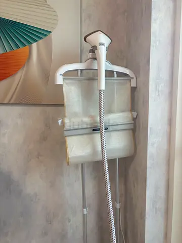 Standing Garment Steamer with Fabric Brush - Good Condition