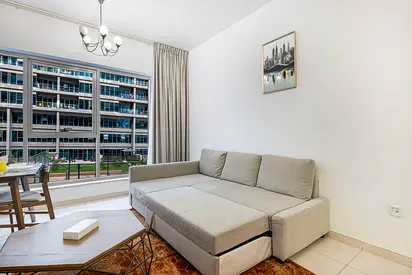 Furnished 1BR | AED 5,500 Monthly | Skycourts Tower B | All Facilitie