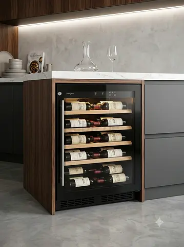 EuroCave Wine Cooler & Beverage Fridge – Wooden Shelves | Good Condition