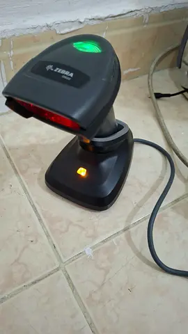 Zebra Wireless Barcode Scanner with Stand - Works Well