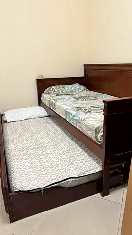 Wooden Daybed with Pull Out Trundle Strong wood Strong material