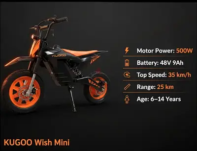 Electric Mini Kugoo Dirt Bike