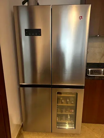 Hoover 755 Liters Gross Capacity Cross Door Refrigerator, With Wine Cooler: (115L)31 Bottle, 🍾