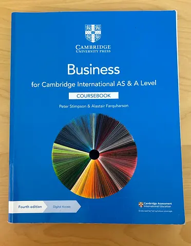 Business A level textbook