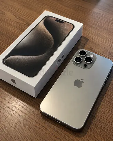 iPhone 15 Pro Max Silver with Box - Excellent Condition