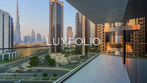 Fully Upgraded | Full Burj Views | Rented