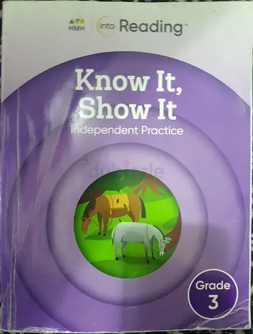 HMH Into Reading Know it, Show It grade 3
