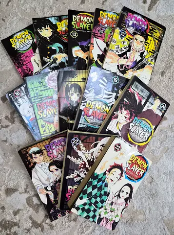 Demon slayer manga volume 11-23 black and white(bundle)