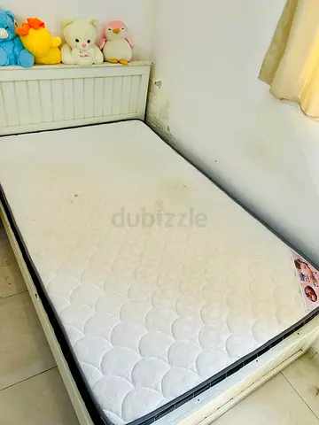 Bed frame and mattress