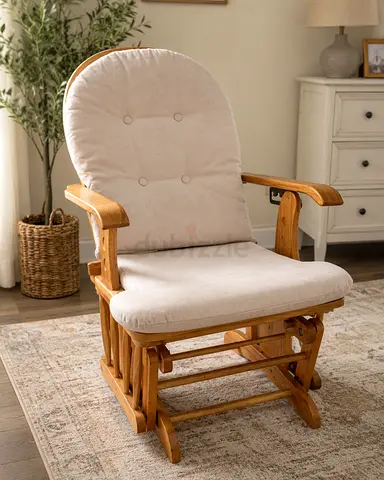 KUB Haywood wooden Glider chair (Adjustable back support)