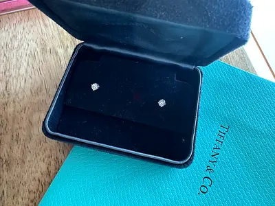 Tiffany & Co. Diamond Stud Earrings (Pair)