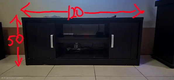 Pan Emirates TV Stand – Good Condition