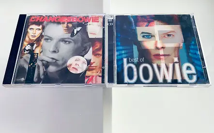 2 David Bowie Music CD’s