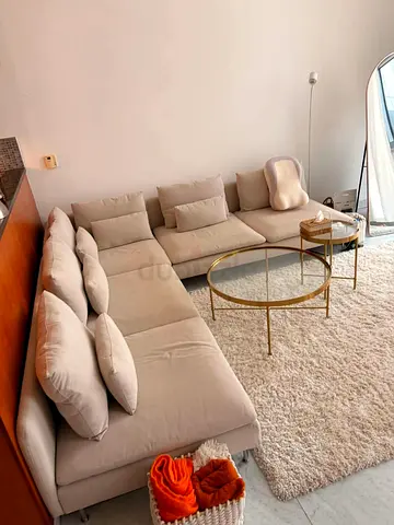 Excellent condition IKEA Sodhremn Corner L Shape Sofa Beige Color good condition for sale