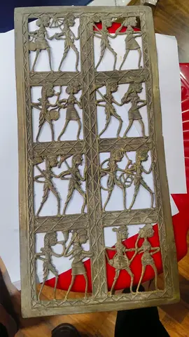 Brass metal designed panel-38cm height