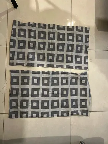 Gray pillow case