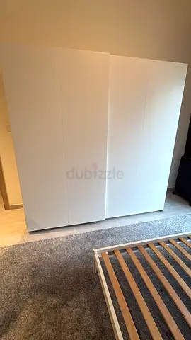 IKEA PAX White 3-door Wardrobe - Good Condition