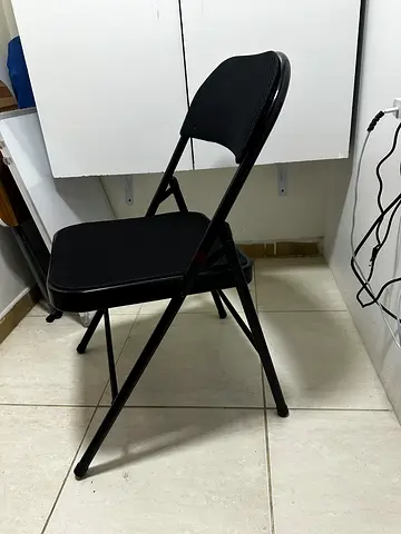 Wooden foldable table & two chairs All together