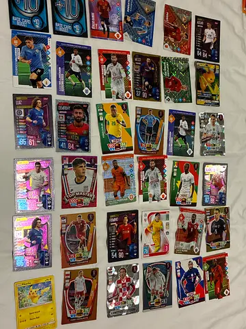 Collection of Football Trading Cards and Few Extras - Assorted Players