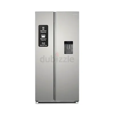 Krome 600L Side by Side Refrigerator with Water Dispenser, KR-SBS600WM