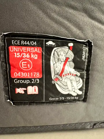 Toddle car seat from 15 to 36kg