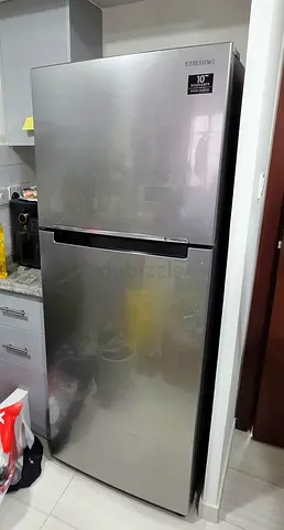 Samsung 2-Door Top Freezer 500 liters Refrigerator - Stainless Steel, Good Condition