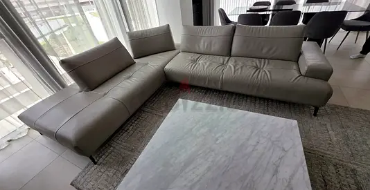 High quality Matteo Sectional Italian Head adjustable Sofa