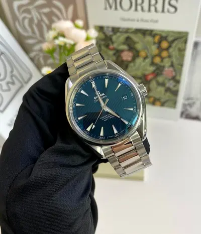 Omega Seamaster Aqua Terra Blue dial 1:1 Clone With Box And Card Automatic