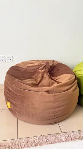 Jumbble Bean Bag XL - Brown Suede - Like New
