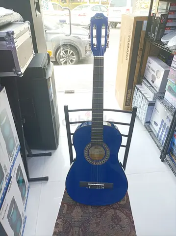 Blue classical Guitar - 36inch nylon Good Condition