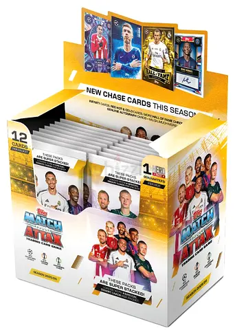 Sealed Box of Topps Match Attax Trading Card Packs (12 cards per pack) negotiable