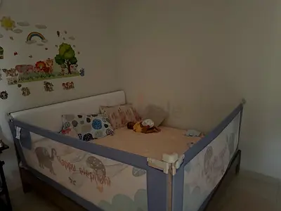 2 sides Bed Rail for Toddlers,2 Bed Rails Guards - 1.8m and 2m
