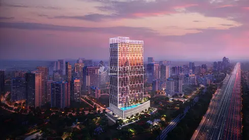Luxury 2 BR | Binghatti Titania | 1198 Sq. Ft. | Strategic Location | Majan Dubai