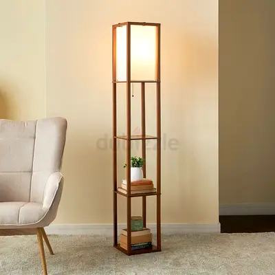 Bodhi Wooden Floor Lamp - 160 cm