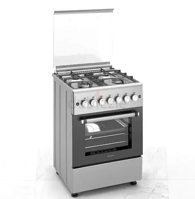 Bompani freestanding stainless steel gas oven and stove - good condition