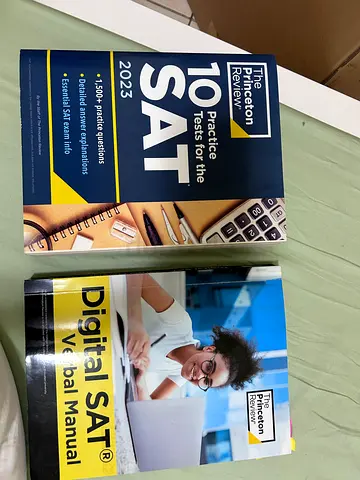 The Princeton Review SAT 10 Practice Tests & Digital SAT Verbal Manual - Set. TWO books SET